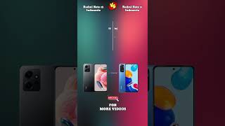 Redmi Note 12 Indonesia VS Redmi Note 11 Indonesia #shorts #shortvideo #youtubeshorts