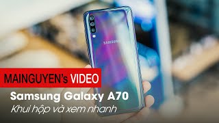 Khui hộp và xem nhanh Samsung Galaxy A70