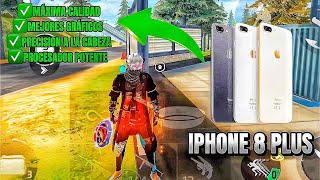 ✅Así Es JUGAR EN EL IPHONE 8 PLUS en 2024📲 ¿VALE LA PENA COMPRARLO EN 2024? 😳 {FREEFIRE} 🏆