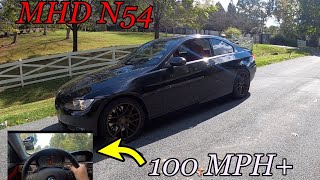 MHD STAGE 2+ (100 MPH+) 335I N54 FORGOT HOW FAST IT IS! (VRSF GIVEAWAY UPDATE!)