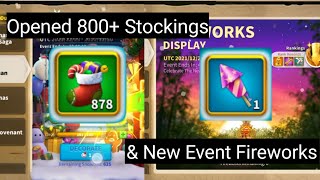 Can 1600+ Magic Snowman to level 25 and New Event New Year (Fireworks) Rise of Kingdom