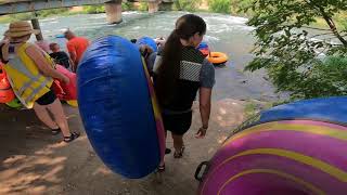 Tubing the Oneida Narrows Idaho