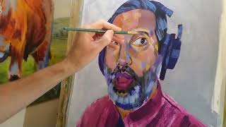 Sky Arts Portrait Artist of the Week -  Nihal Arthanayake - part 8