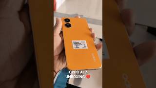 oppo a17 unboxing ❤️ #device #oppo #shortvideo #love