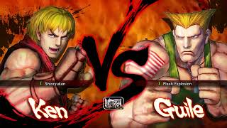 Ken Vs Guile (VERY HARD) - Ultra Street Fighter IV Playthrough