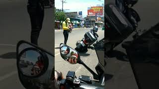 YAMAHA NMAX VS HONDA BEAT #roadaccdient #ridesafe #shortsvideo #viral