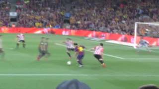 Messi wonder goal in slow motion vs Athletic Bilbao