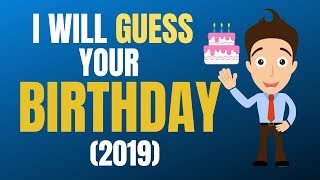 I will guess your birthday in 4 easy steps | just 2 minutes | Maths Trick