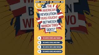 American Revolution 🇺🇸 #knowledge #education #quiz