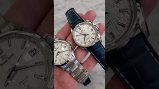 Side-by-Side Look at the White Birch's from  GRAND SEIKO - Hi-Beat vs. Spring Drive