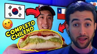 COREANO PRUEBA COMPLETO CHILENO POR PRIMERA VEZ 🇨🇱😱🇰🇷