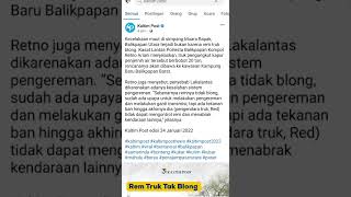 FAKTA TERBARU DARI KECELAKAAN RAPAK BALIKPAPAN #shorts