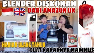 BLENDER DISKONAN DARI AMAZON DAN HADIAH ULANG TAHUN BUAT ANAK SULUNG | NINJA PROCESSOR AND BLENDER