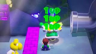 Super Mario 3D world 1up glitch.