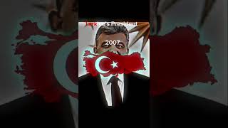 Turkiye's president every year Which country next? #viral #countries #president #türkiye