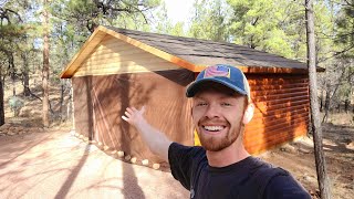 Time-lapse Siding Instulation On Garage Build