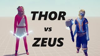 THOR vs ZEUS Mini Battle in TABS