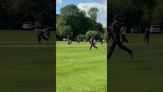 Our young ICM cricketer, Lukman Afzaal, weaving his skills against Derbyshire U15 on 15th August.