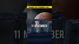 November 2024 rare astronomical event 😮#astronomicalevents #shorts