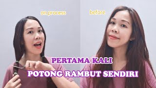 CARA POTONG RAMBUT SENDIRI DI RUMAH