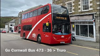 Go Cornwall 473 ADL Enviro 400 (Voith/€4) LX06ECT