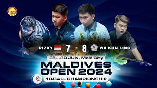 FULL MATCH Maldives Open 2024 Rizky (INA) vs Wu Kun Ling (TPE)