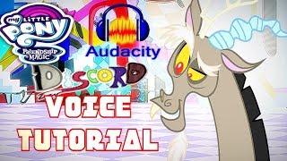 Discord MLP Audacity Voice Tutorial