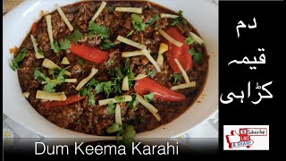 How to make Dum Keema Karahi in Urdu Hindi with English Subtitle | دم قیمہ کڑاہی