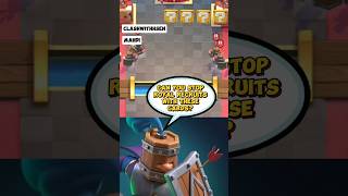 Can you Stop the Royal Recruits challenge #clashroyale #shorts #viralshorts