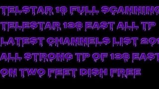 Telstar 18 @138°E | Dish Setup | Channel List | play boy tv |Free Channels by pawan tech pawantech