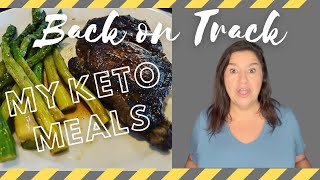 BACK ON TRACK | My Keto Meals This Week | Keto Weightloss Journey | VLOG