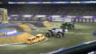 Monster Jam Anaheim 2015 February Racing Competition