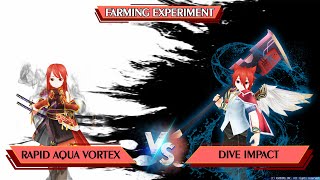 Farming Experiment | Rapid Aqua Vortex VS Dive Impact | 15 Minutes Solo Farming