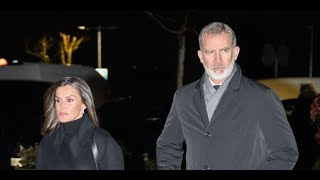 El rey Felipe VI y la reina Letizia, acuden al funeral de Fernando Gómez-Acebo