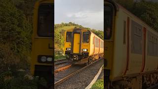 150282 passing ferryside foot crossing #railway #train