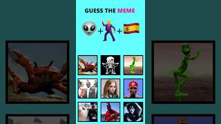 Guess The Meme By Emoji Challenge | Meme Songs 2023 #shorts