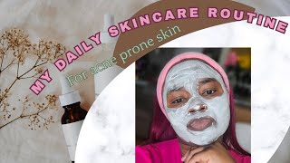 MORNING SKINCARE ROUTINE for Oily & Acne prone skin | calming sounds #morningroutine #acnetreatment