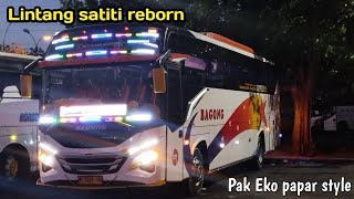 Lintang satiti reborn!bus mbois full Strobo🔥!Trip Bagong 7311 suos🔥