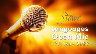 Stowe Foreign Language Open Mic 2023