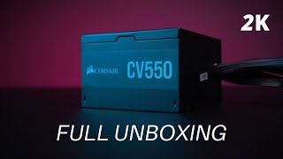 Unboxing Corsair CV550 power supply unit 550w  | M&P ELECTRONIC | MUKUT | 2021