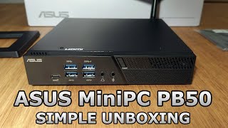 ASUS Mini PC PB50 Ryzen 5: Simple Unboxing (no talking)