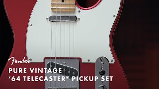 Pure Vintage '64 Telecaster Pickup Set | Fender