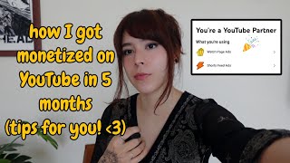 beginner tips for growing your channel & reaching monetization!! #youtubemonetization