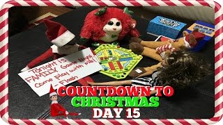 COUNTDOWN TO CHRISTMAS 2016: DAY 15: ELF ON THE SHELF & ADVENT CALENDAR