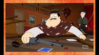 American Dad! Stan Gets Beaten Up in a Saloon