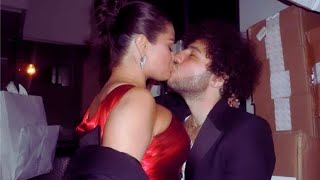 Selena Gomez and Benny Blanco : Romantic Kiss at 2024 Golden Globes | trending beast