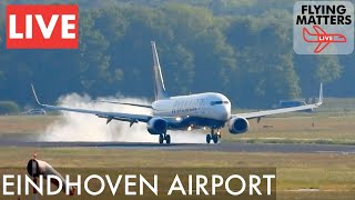 LIVE PlaneSpotting 🔴#EINDHOVEN AIRPORT - F-16's, C-17 and C-130! Live ATC included