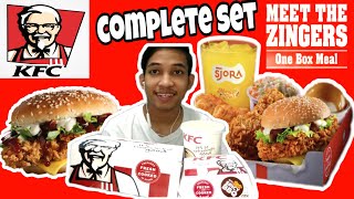 #13 (FOOD REVIEW) KFC ONE BOX MEAL ZINGER | RM19.90 DAPAT MACAM2 | (MUKBANG MALAYSIA)