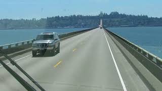 RV Crossing Columbia River from Pacific County, Washington/ Clatsop County Oregon 2018