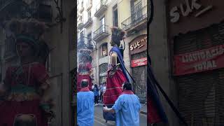 Els Gegants Indis de Reus celebren els 600 anys de Gegants a Barcelona